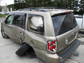 2008 HONDA PILOT EX-L BROWN 3.5L AT 4WD A17529